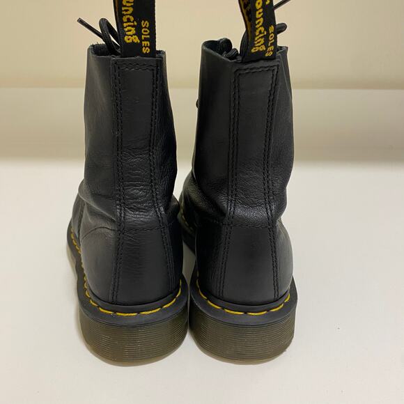 Dr. Martens Black Leather Boots - Picture 4 of 10